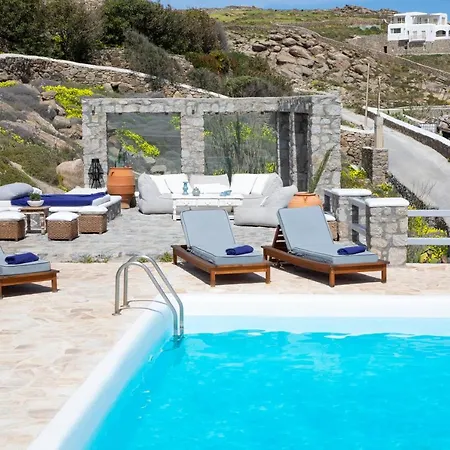 Villa Mykonos-ornos -vilas Angel Alice Demi -pool Holidays With View