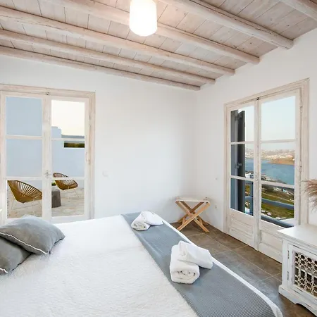 Mykonos-ornos -vilas Angel Alice Demi -pool Holidays With View *