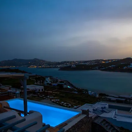 Mykonos-ornos -vilas Angel Alice Demi -pool Holidays With View Villa *