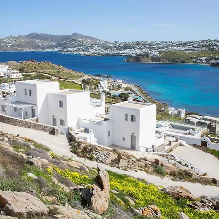 Mykonos-ornos -vilas Angel Alice Demi -pool Holidays With View Villa